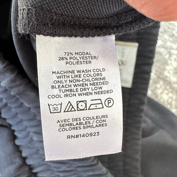 NWT Lou & Grey Sandwashed Shorts Color Black Size XXS - Picture 9 of 9